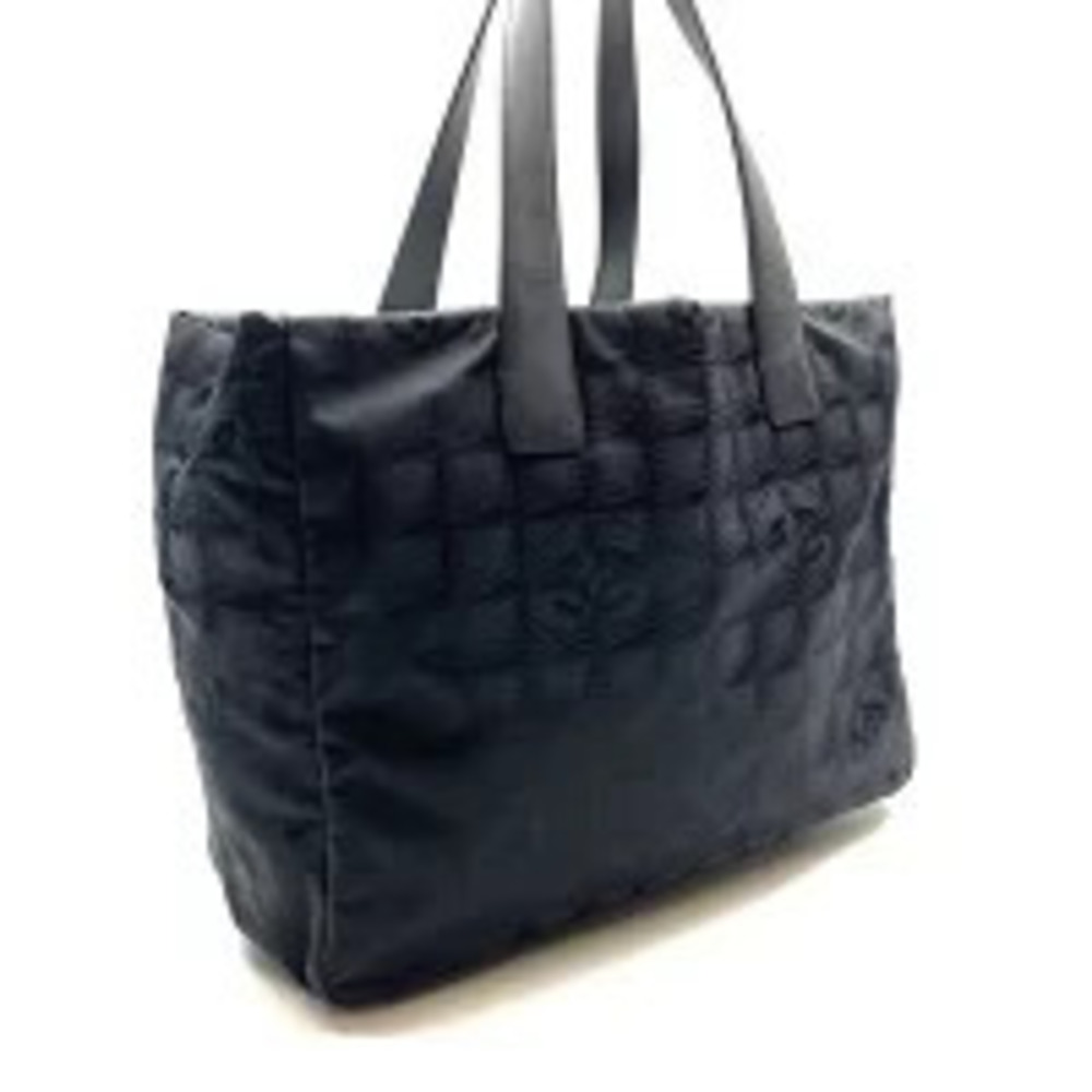 Chanel Mark Bag Shoulder Tote Coco Travel Black